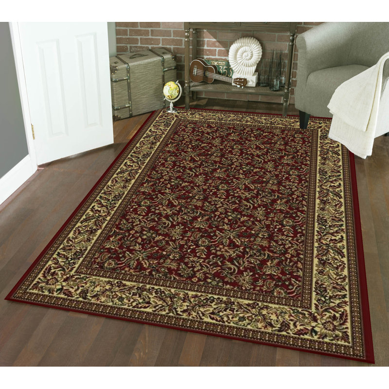 Astoria Grand Safira Oriental Burgundy/Brown Area Rug & Reviews Wayfair